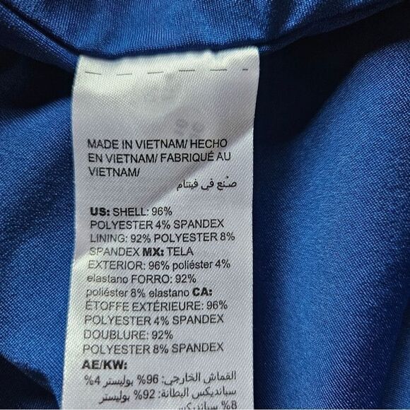 White House Black Market size small blue sleeveless shirt - Picture 6 of 15